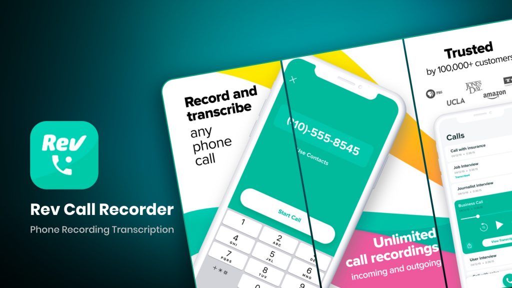تسجيل المكالمات للايفون - تطبيق Rev Call